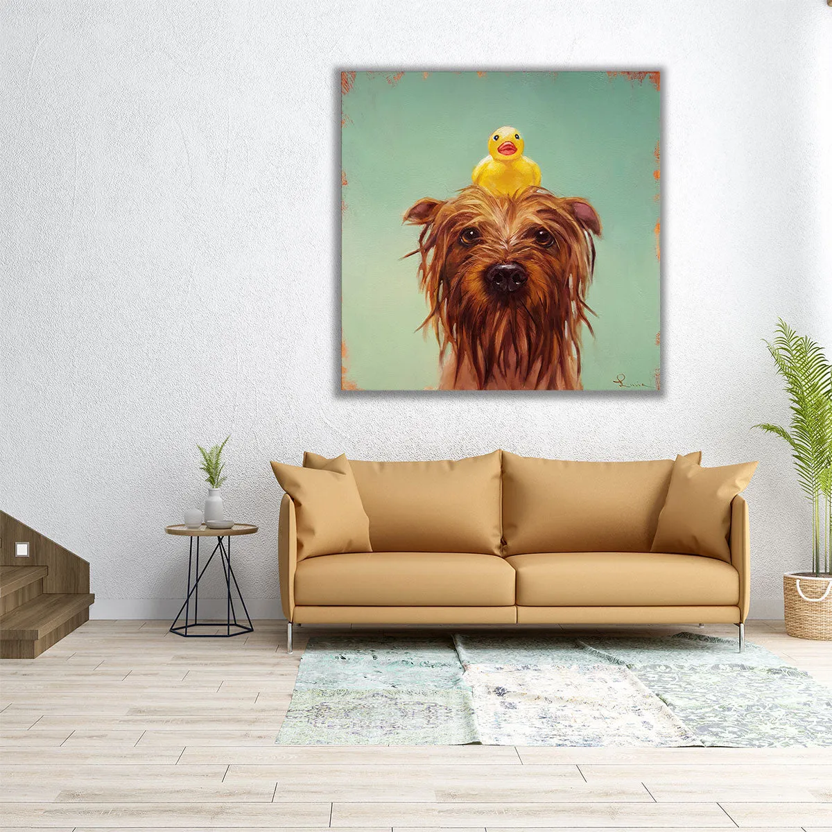 Bath Time - Canvas Print Wall Art