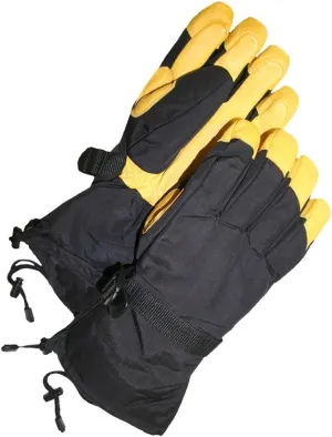BDG 80-9-041101-L Winter Lined Deerskin Leather Sport/Ski Glove, Large