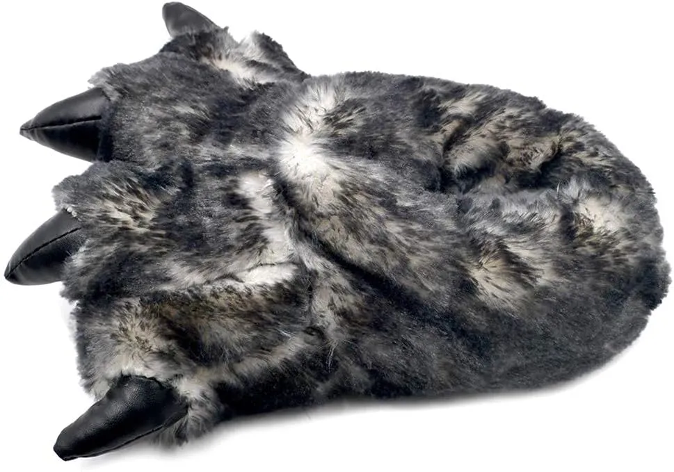 Bear House Slippers - Adult Monster Couple Paw Slippers