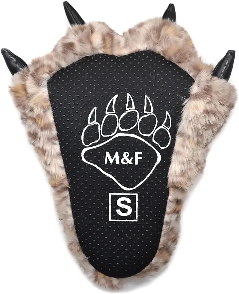 Bear House Slippers - Adult Monster Couple Paw Slippers
