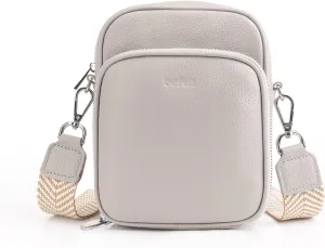 befen Genuine Leather Small Crossbody Purses for Women, RFID Blocking Trendy Cell Phone Travel Purse