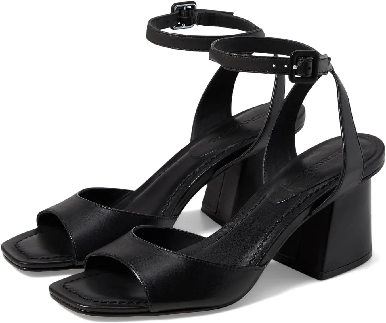 Bernardo Nyack - Heels for Women - Solid Block Heel - Leather Outsole - Ankle Strap - Buckle Closure