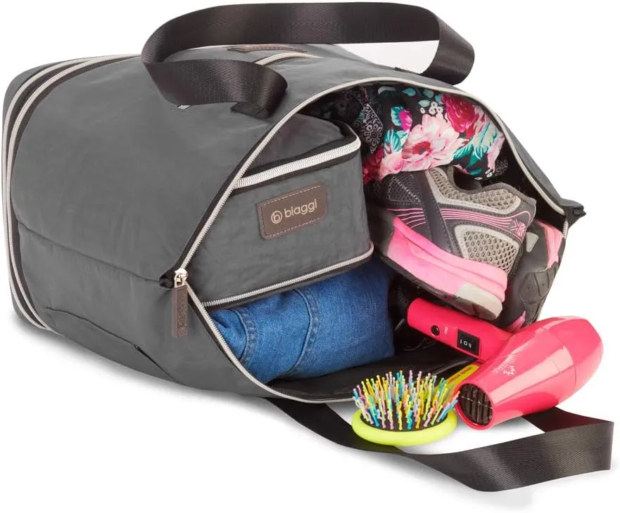 biaggi ZipSak Boost! Foldable Travel Tote – Lightweight, TSA Approved, Convertible Carryall for Airplane, Gym, Weekender