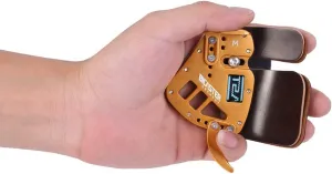 BICASTER Archery Finger Tab - Left Handed Genuine Leather   Aluminum Plate Adjustable for Recurve Bow