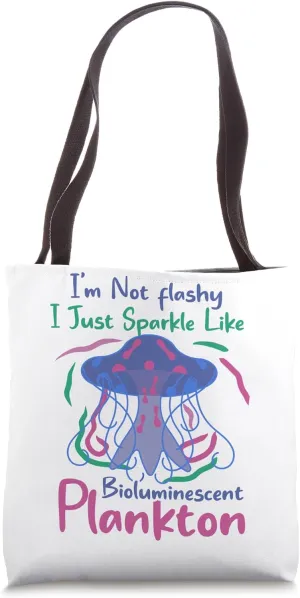 Bioluminescent Plankton - Ocean Underwater Sea Animal Tote Bag