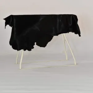 Black Pony leather Hide