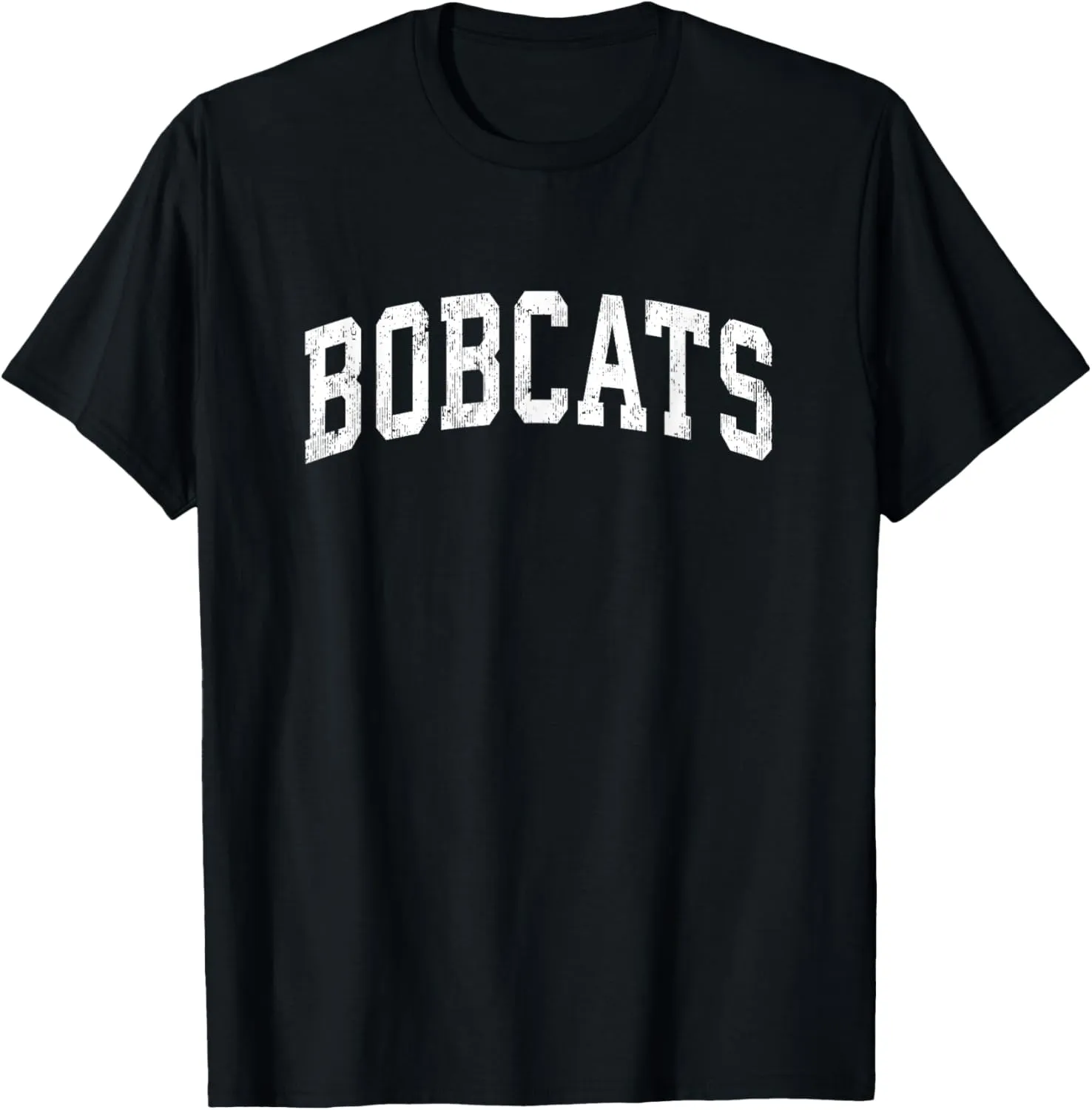Bobcats Mascot Vintage Athletic Sports Name Design T-Shirt