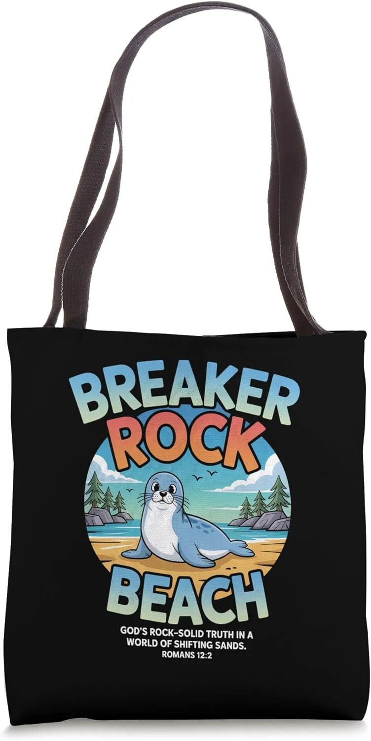 Breaker Rock Beach Christian God's Rock-Solid Truth VBS Tote Bag
