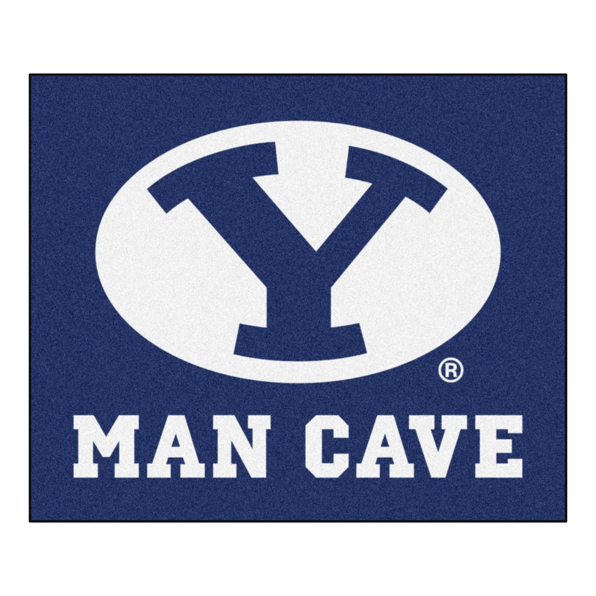 Brigham Young Man Cave Tailgater Rug 5x6