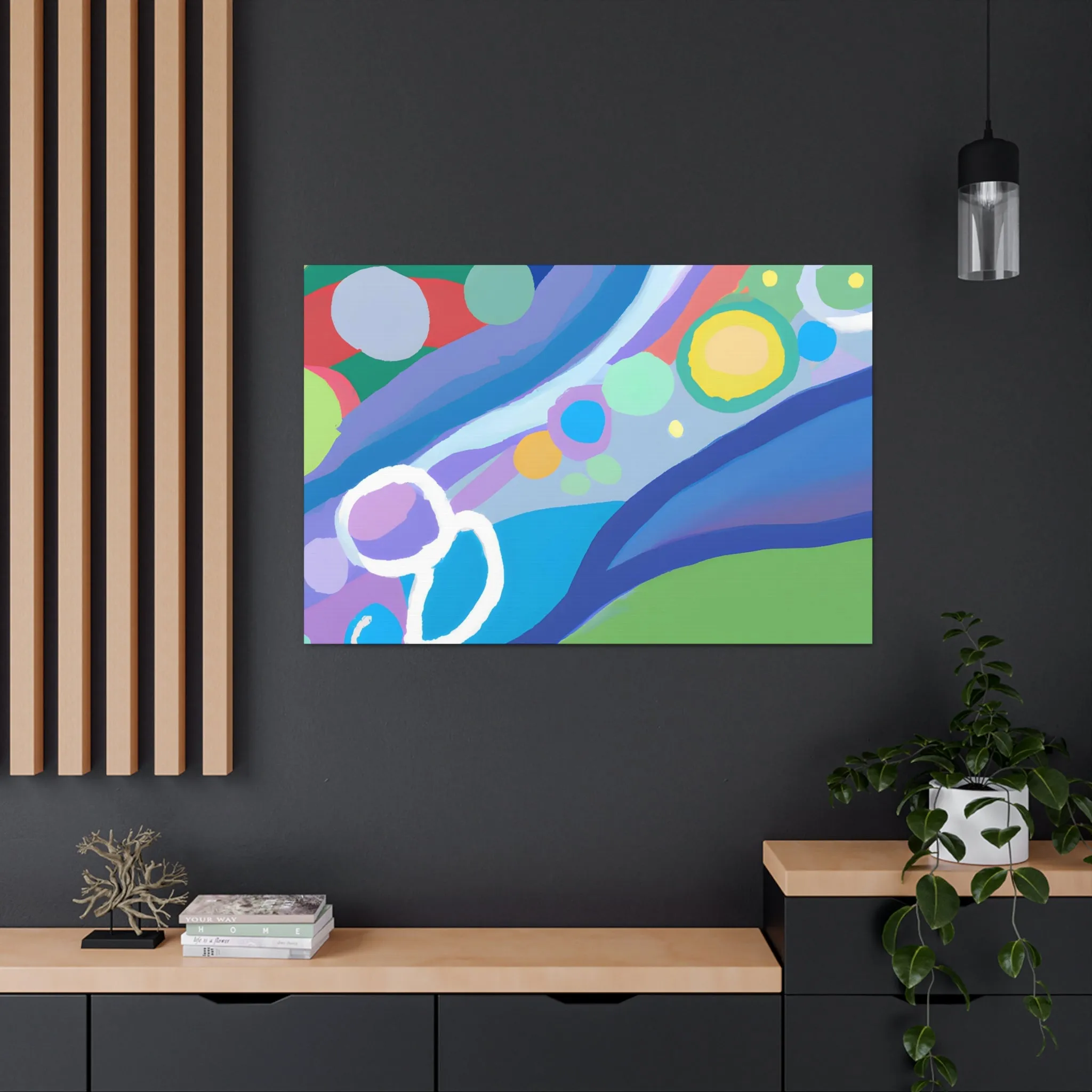 Bubba the Brave Panda - Digital Art Canvas
