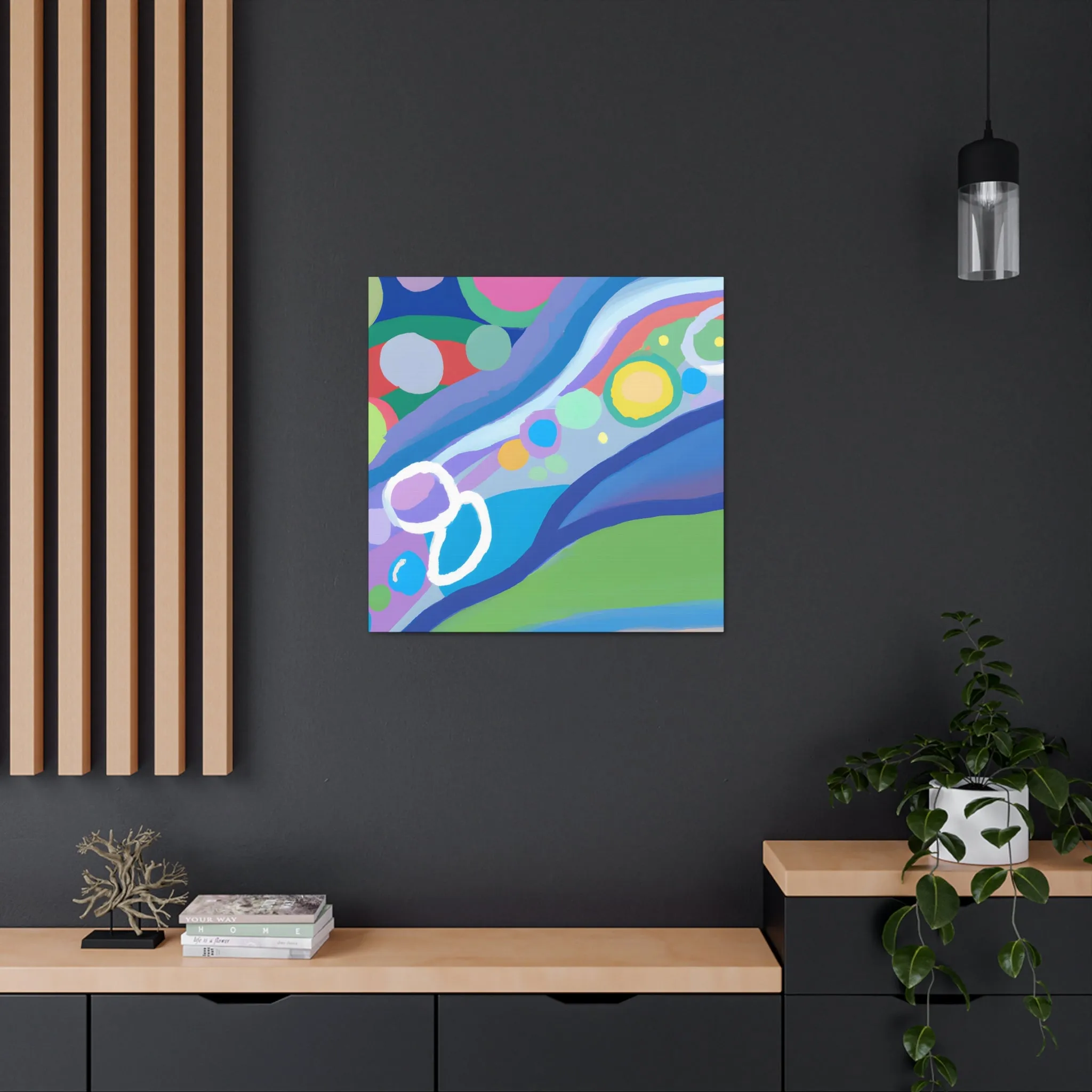 Bubba the Brave Panda - Digital Art Canvas