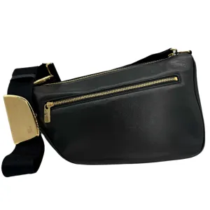 Burberry Medium Shield Messenger Bag in Black – Authentic Pre-Owned
