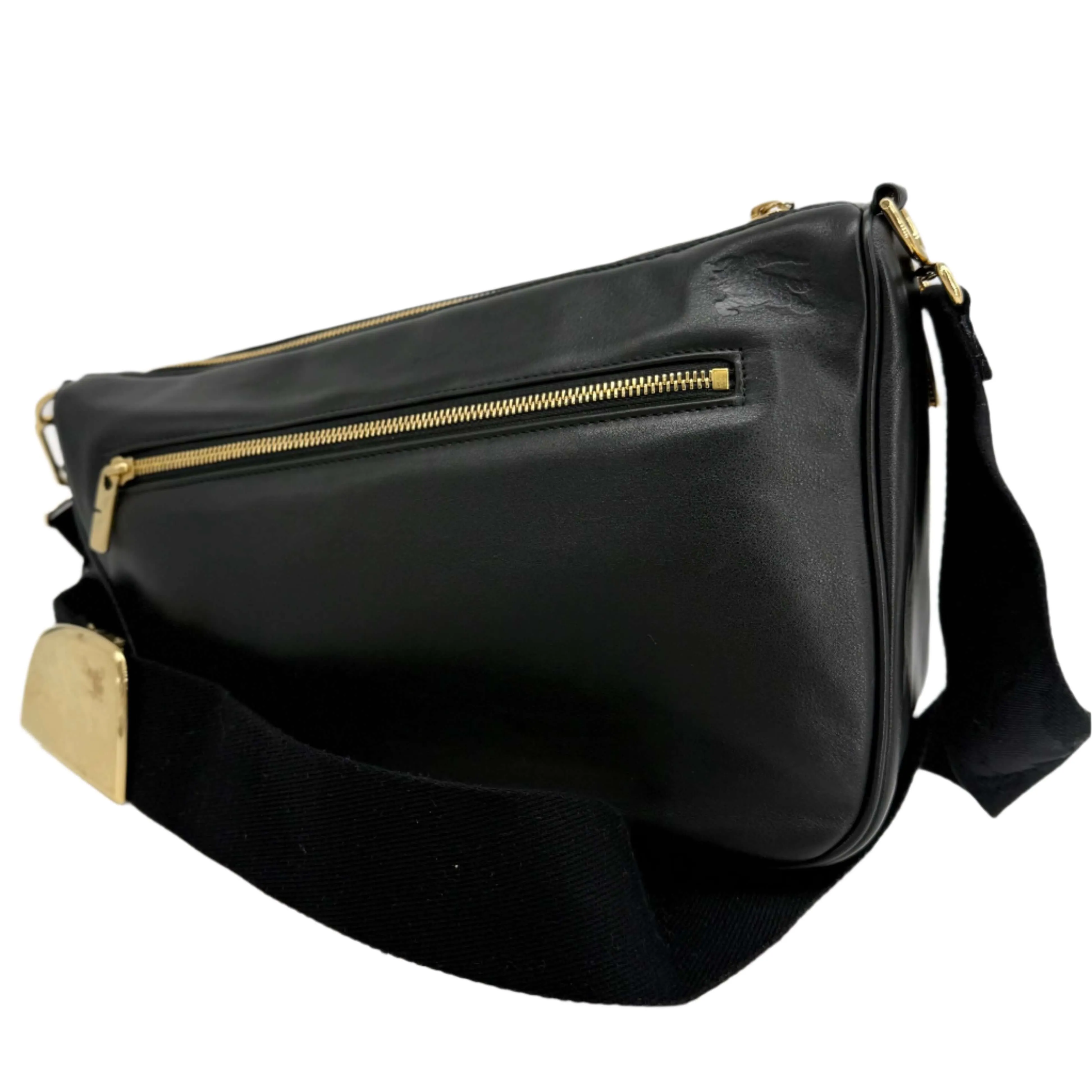 Burberry Medium Shield Messenger Bag in Black –  Pre-Owned
