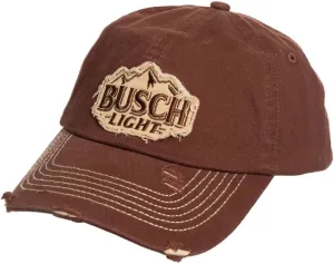 Calhoun Busch Light Distressed Vintage-Style Worn Cotton Baseball Hat