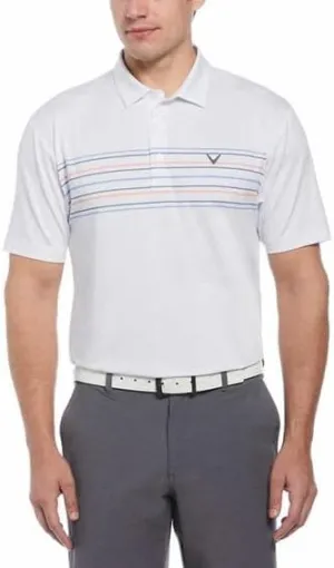 Callaway Men's Ventilated Polo, White, Large