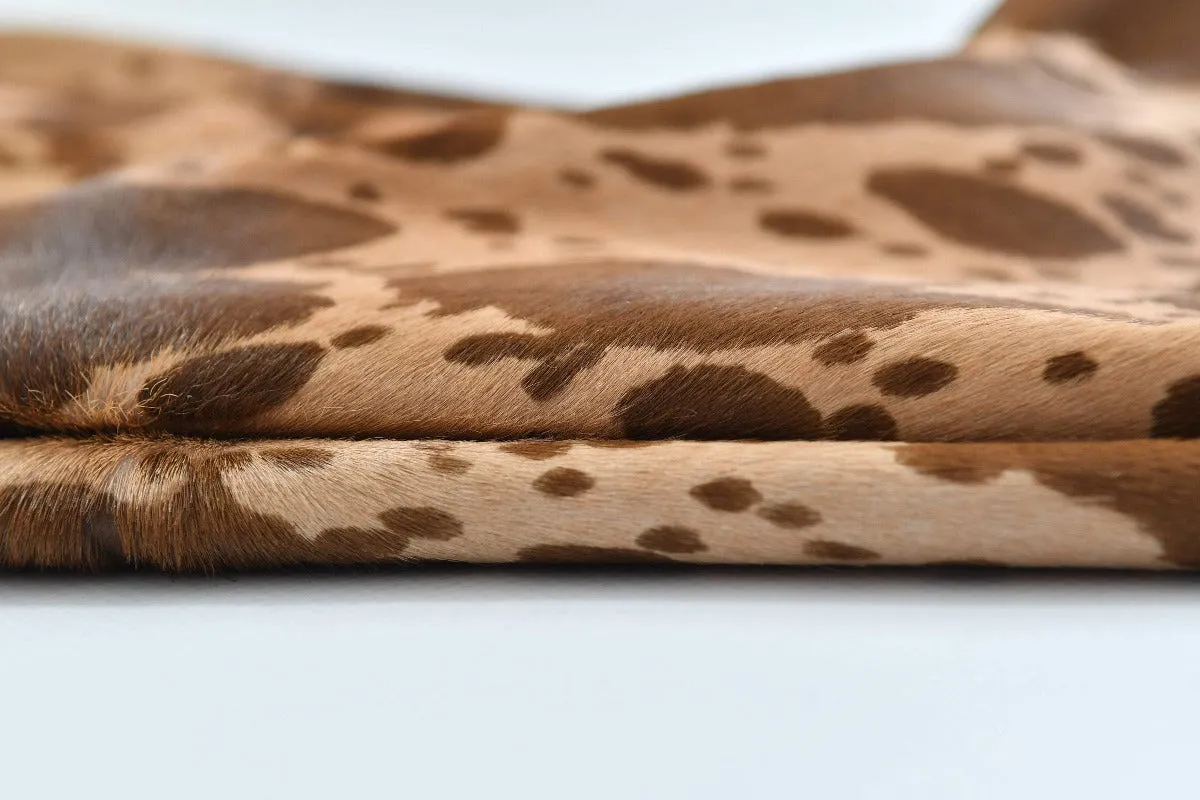 Camel Cow Patterned Ponyskin