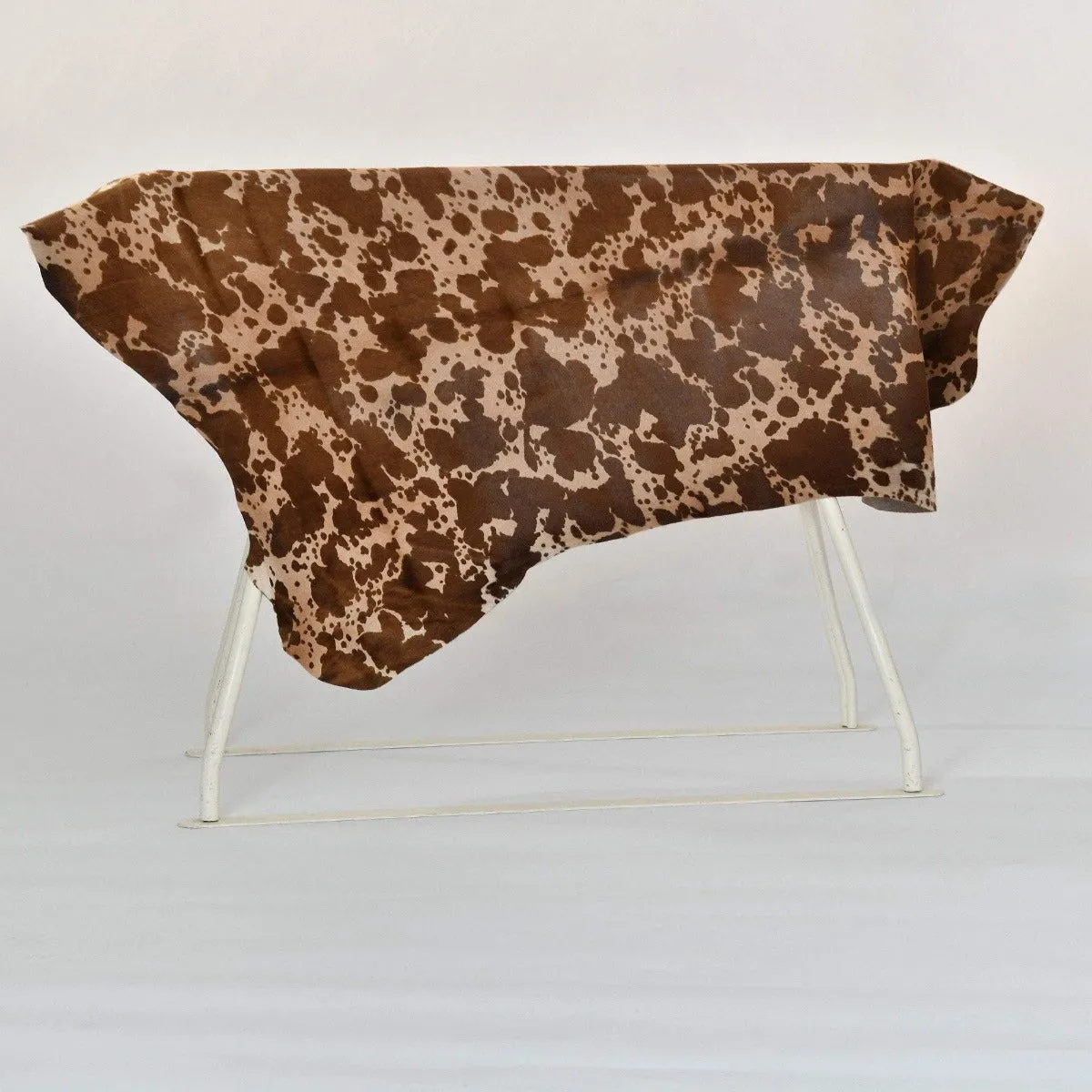 Camel Cow Patterned Ponyskin