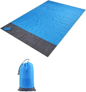 Camping Blankets Portable Camping Mat Waterproof Beach Blanket Outdoor Travel Camping Portable Picnic Ground Mat Mattress Camping Picnic Mat(Blue)