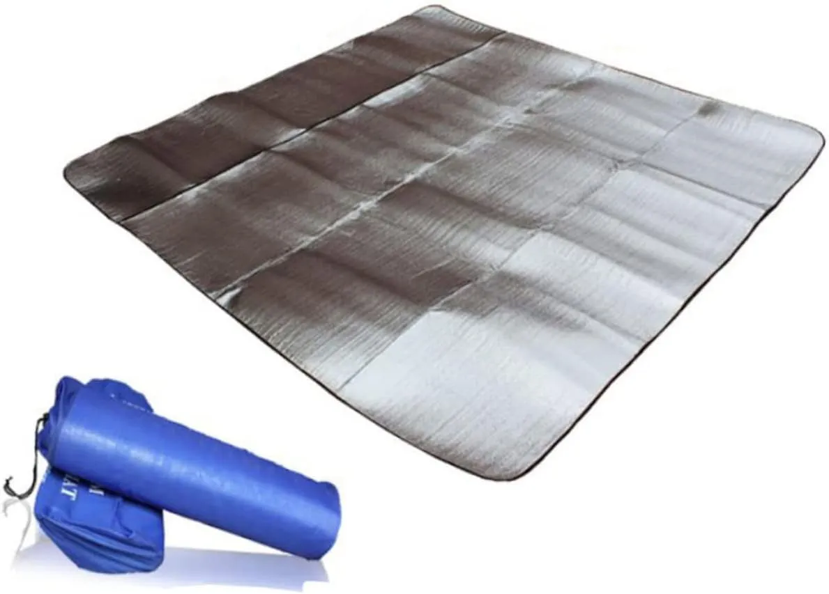 Camping Mat Camping Foil Mat Outdoor Blanket Twin Picnic Waterproof Camping Carpet Tent Floor Mat Double