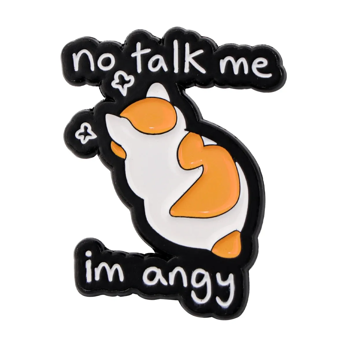 Cat & Funny Dog Enamel Pin