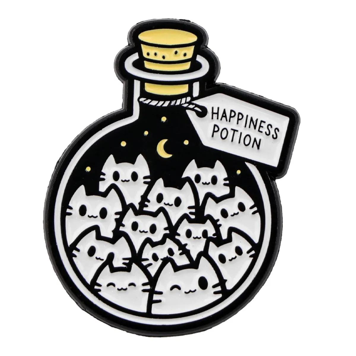 Cat & Funny Dog Enamel Pin