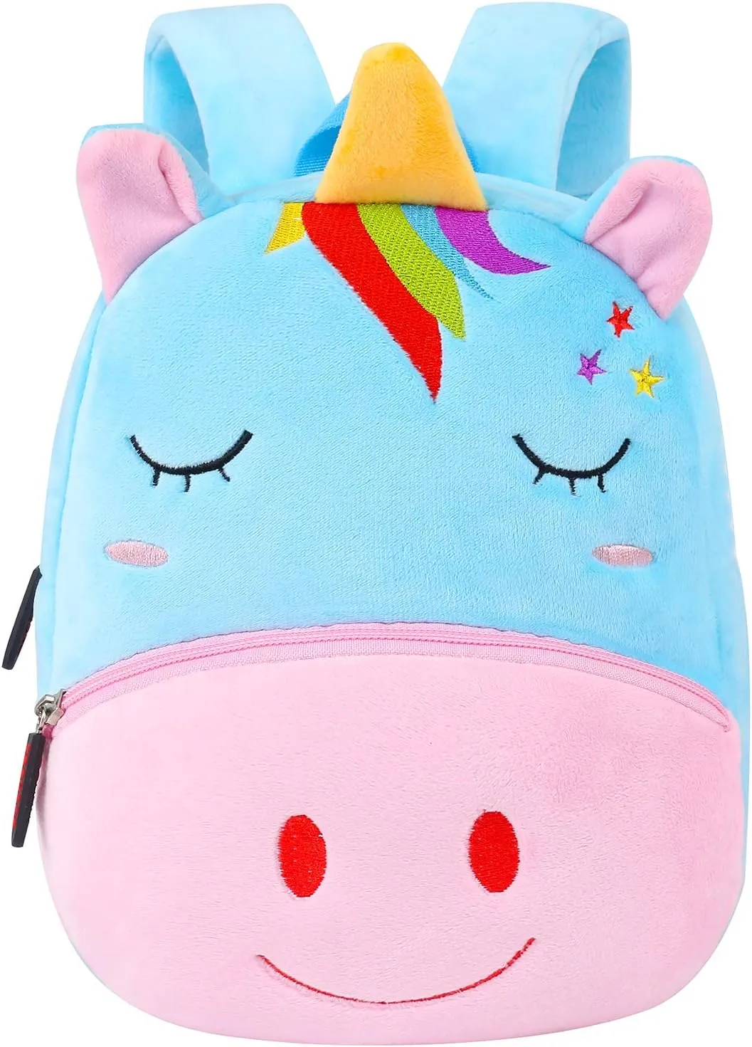 CBOALOGR Cute Plush Unicorn Toddler Small Backpack Little Plush Bookbag for Girls 3 to 6 years old