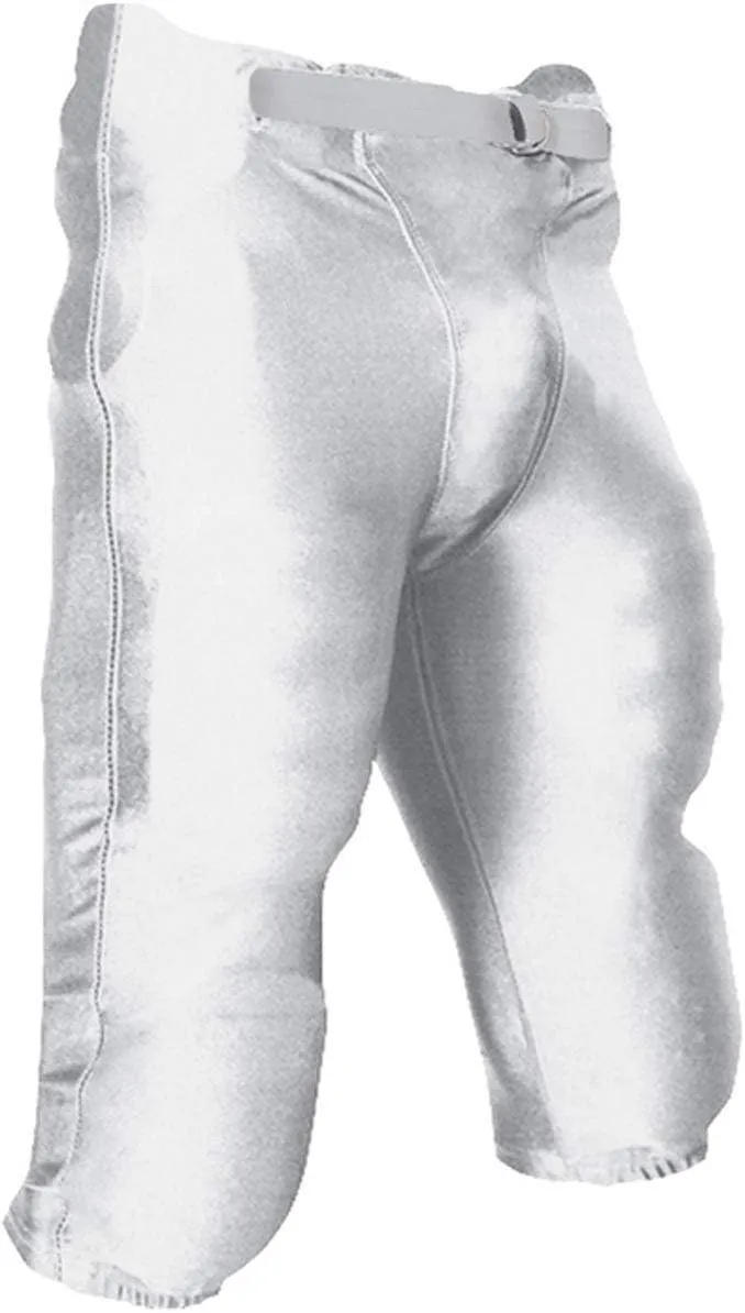 CHAMPRO Youth Integrated Football Game Pant White 2XS