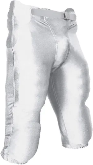 CHAMPRO Youth Integrated Football Game Pant White 2XS