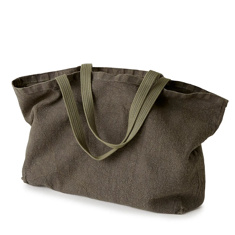 Charvet Éditions French Linen Bag Doudou Oxyde