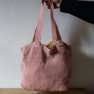 Charvet Éditions French Linen Bag Nomade Petale