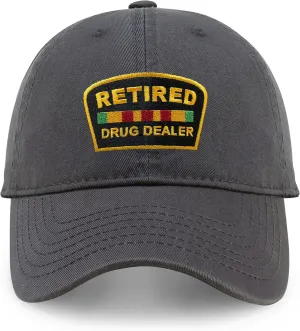 CHOK.LIDS Retired Drug Dealer Hat Dad Hat Cotton Baseball Cap Polo Style Low Profile PC101