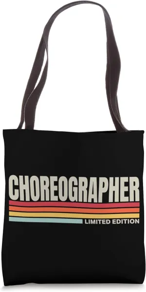 Choreographer Retro Vintage Style Choreography Dancer Tote Bag