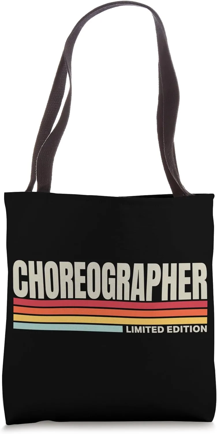 Choreographer Retro Vintage Style Choreography Dancer Tote Bag