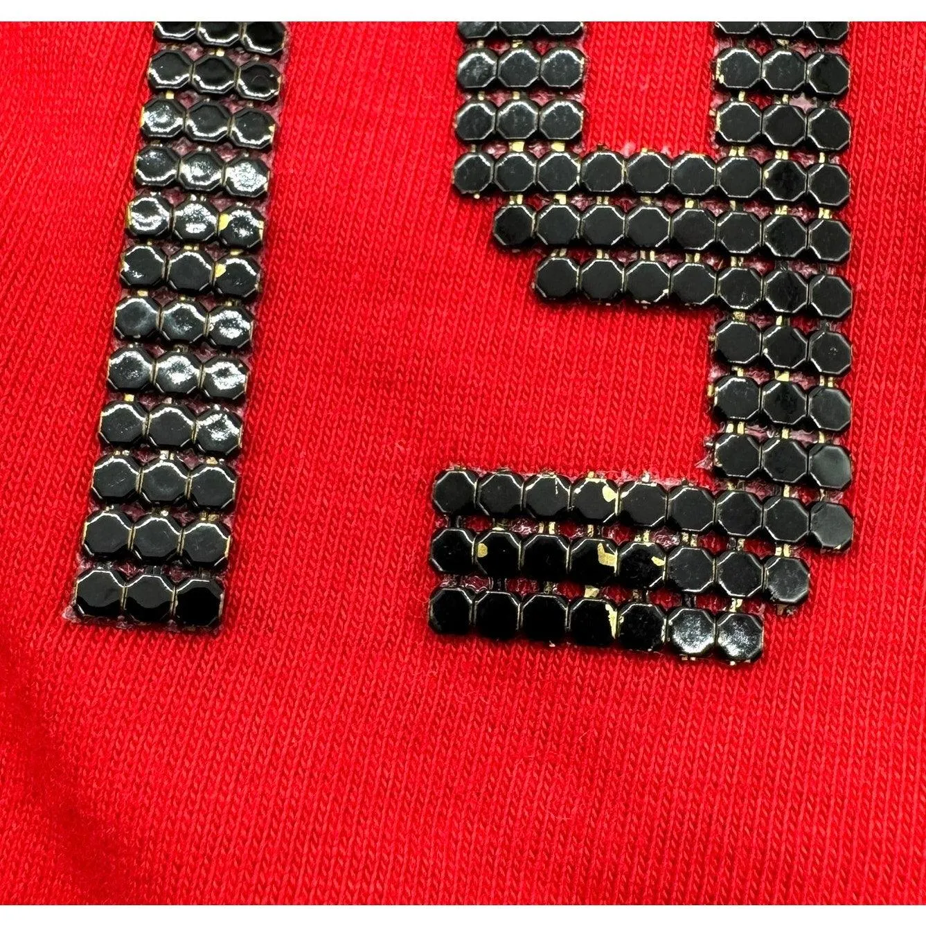Christian Dior J'Adore Dior 1947 Studs Galliano Tank Top Shirt Red