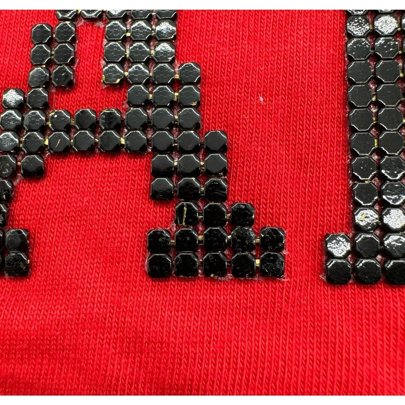 Christian Dior J'Adore Dior 1947 Studs Galliano Tank Top Shirt Red