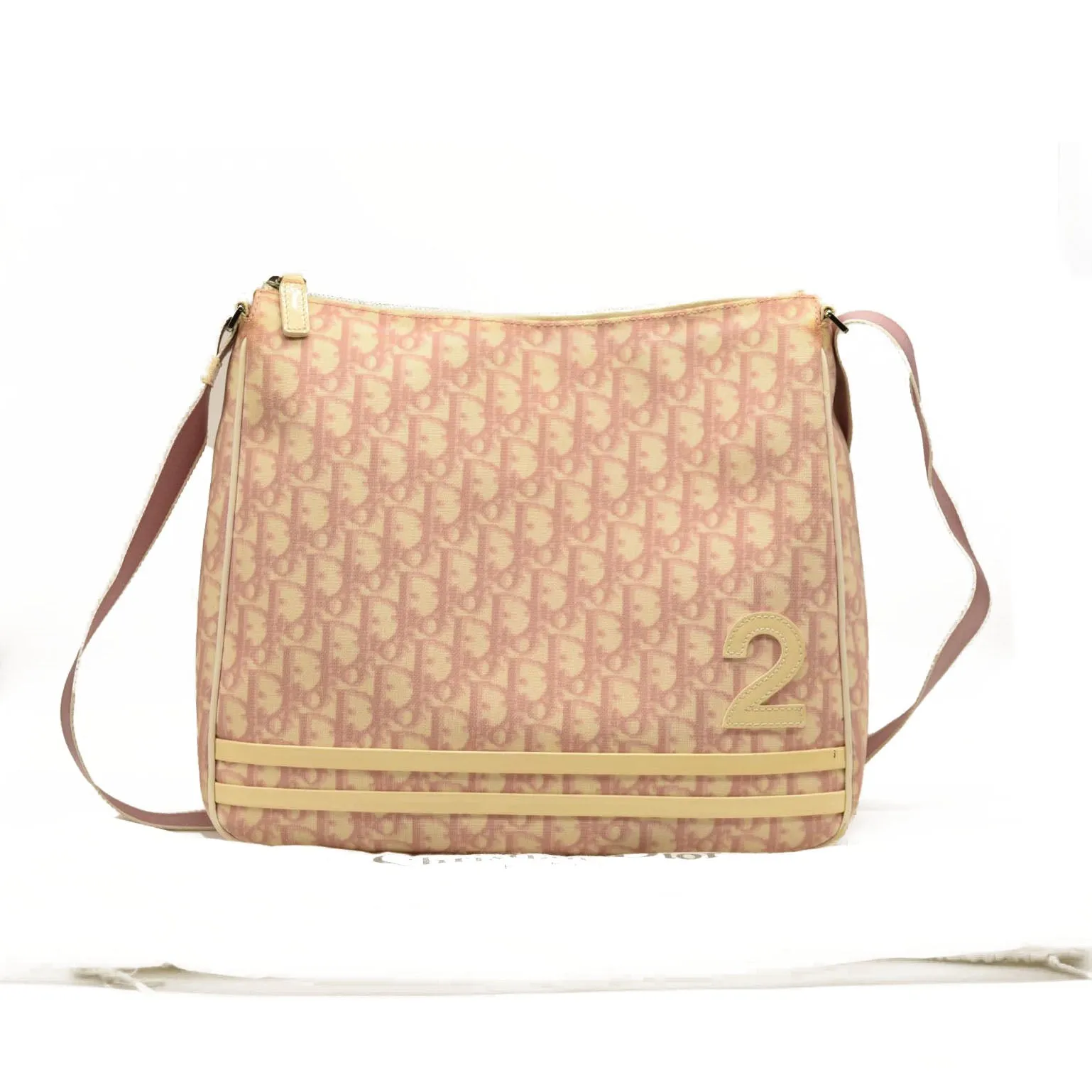 CHRISTIAN DIOR Vintage Large Diorissimo Girly Trotter Messenger