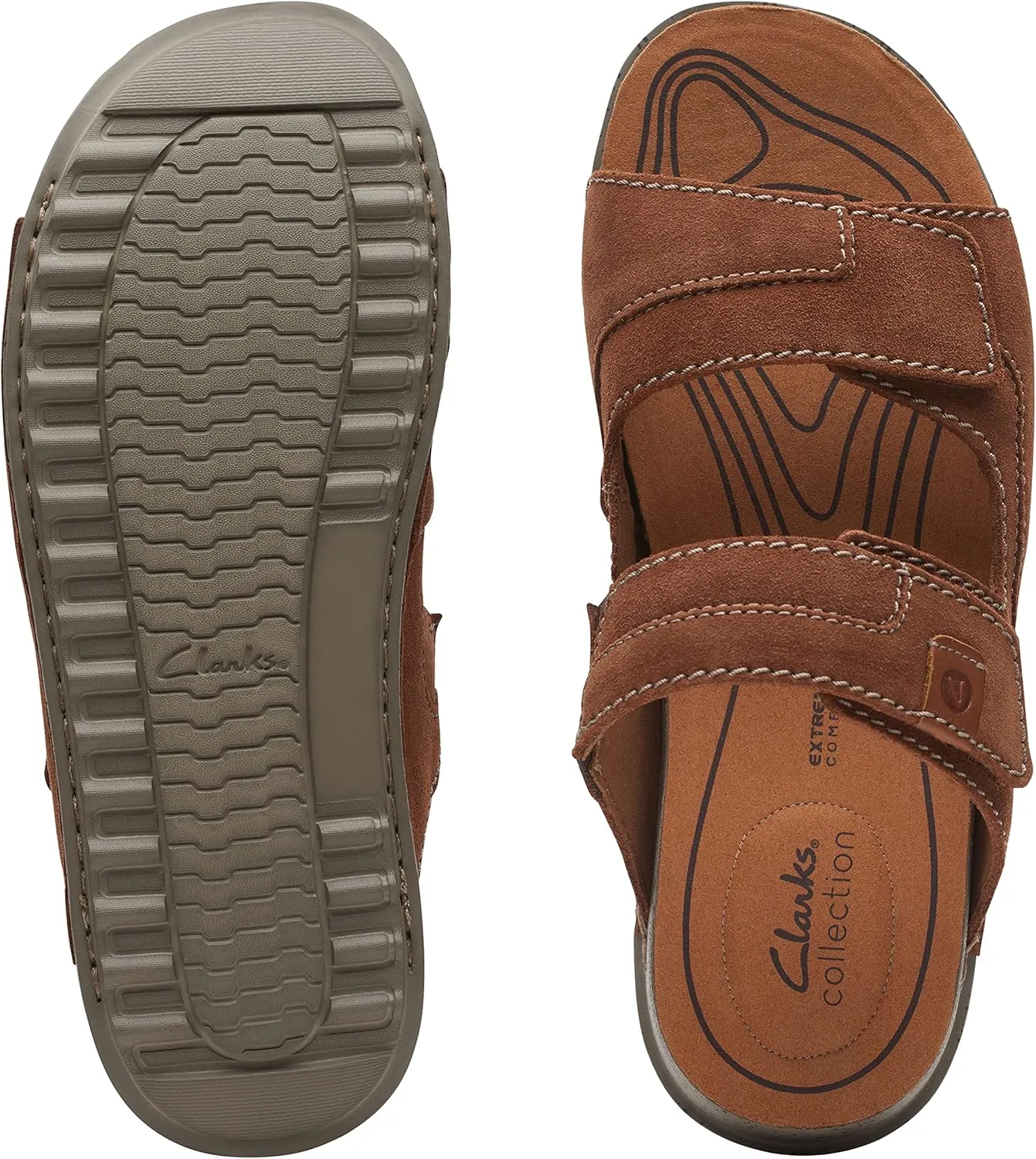 Clarks Men's Crestview Easy Flat Sandal