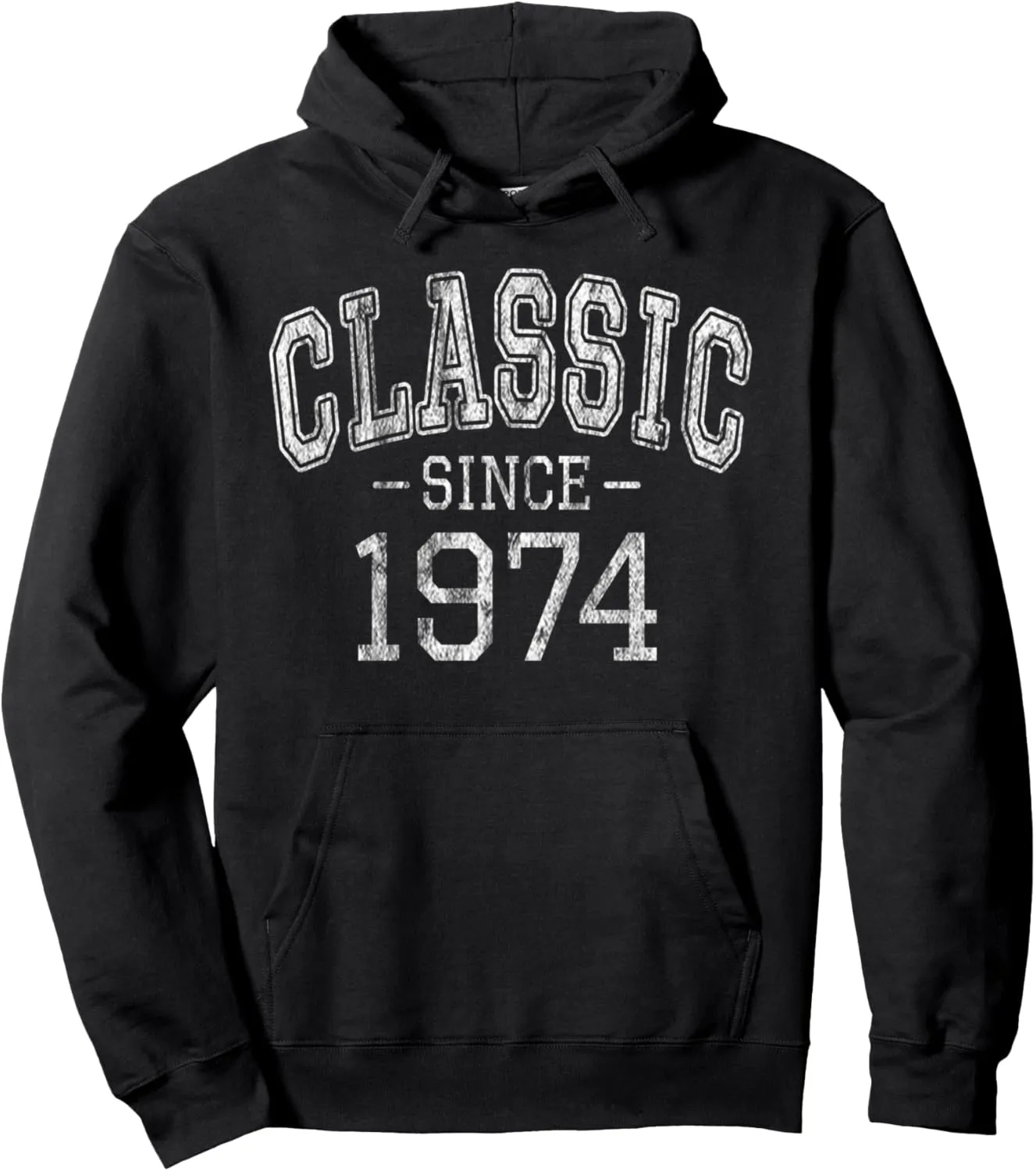 Classic since 1974 Vintage Style Born in 1974 Birthday Gift Pullover Hoodie