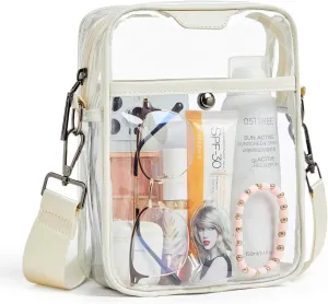 Clear bags Stadium Approved Crossbody Sling Bag Fanny Pack Backpack Purses for Women Men Belt bag for stadium events