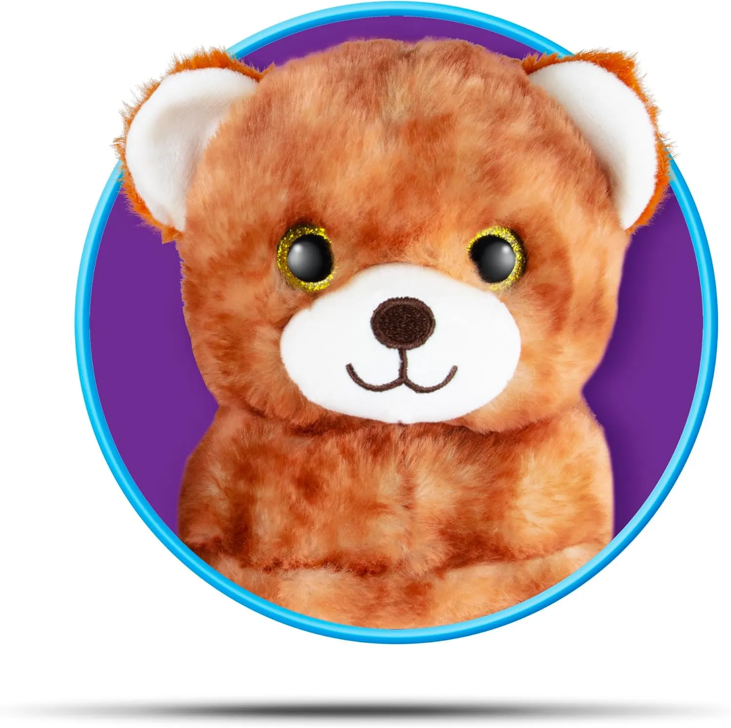 Cloudz Kids Super Soft N' Cuddly Animal Airplane Travel Neck Pillow! Keep Children Comfy and Supported with a Buddy While Traveling or just Resting at Home - Brown Bear