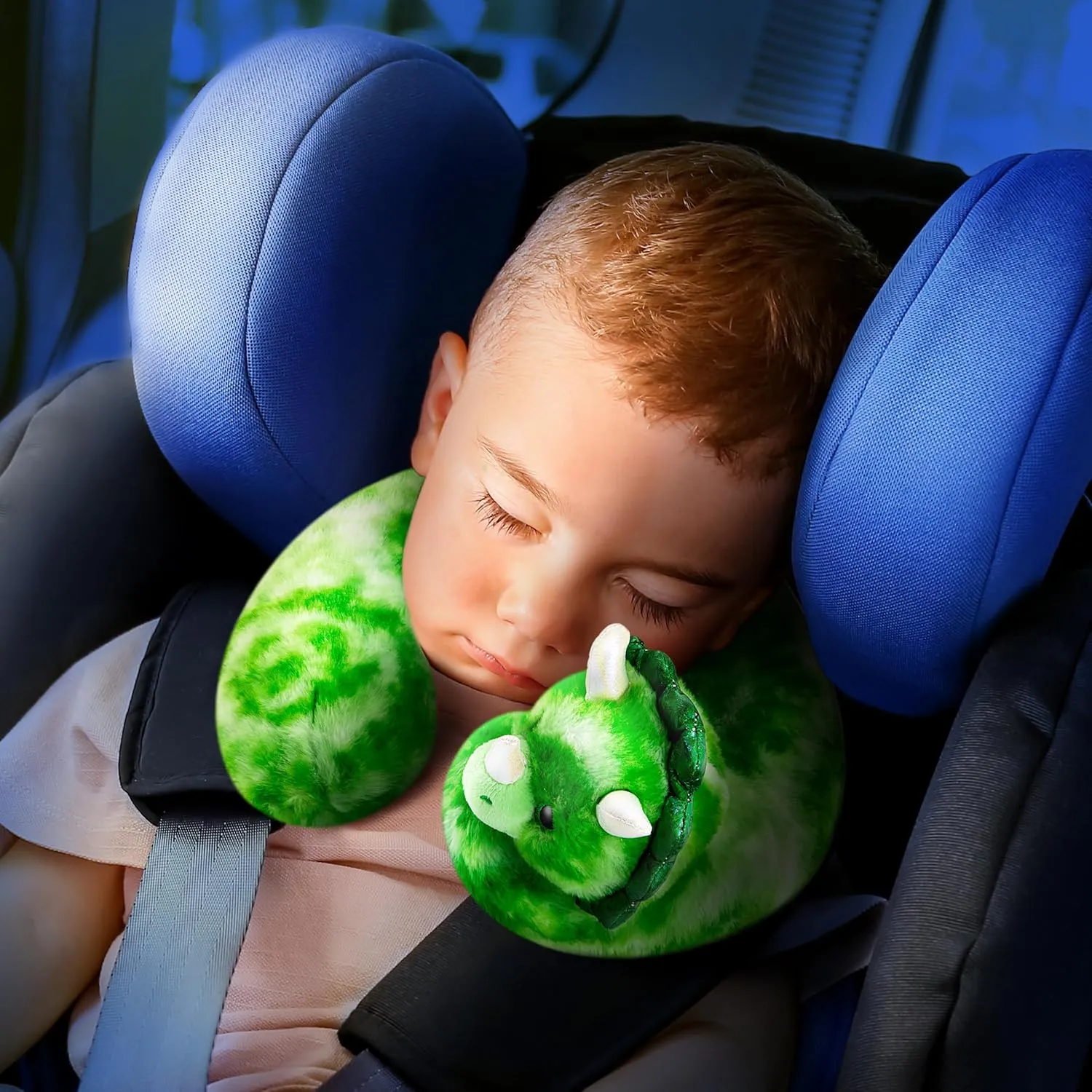 Cloudz Kids Super Soft N' Cuddly Animal Airplane Travel Neck Pillow! Keep Children Comfy and Supported with a Buddy While Traveling or just Resting at Home - Brown Fox