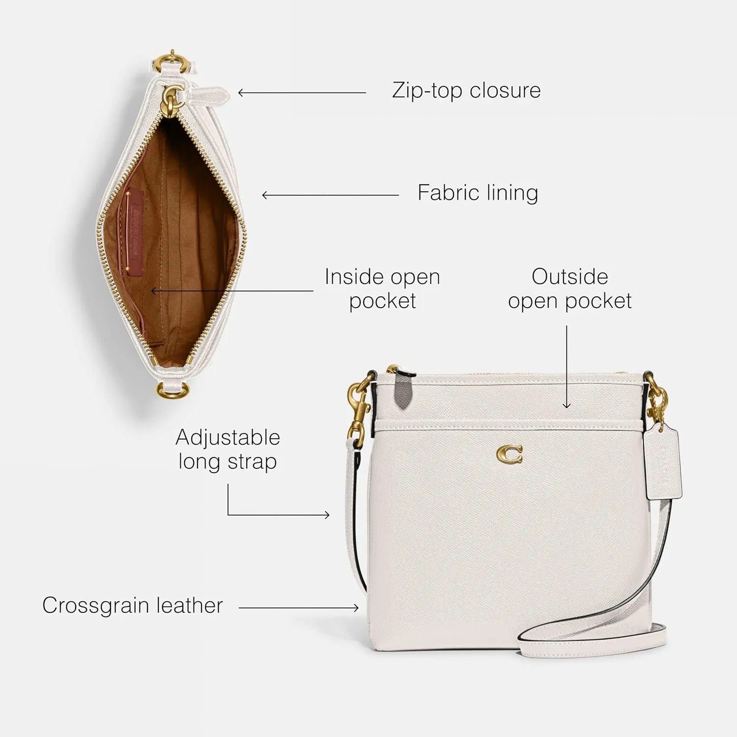 Coach Crossgrain Leather Kitt Messenger Bag