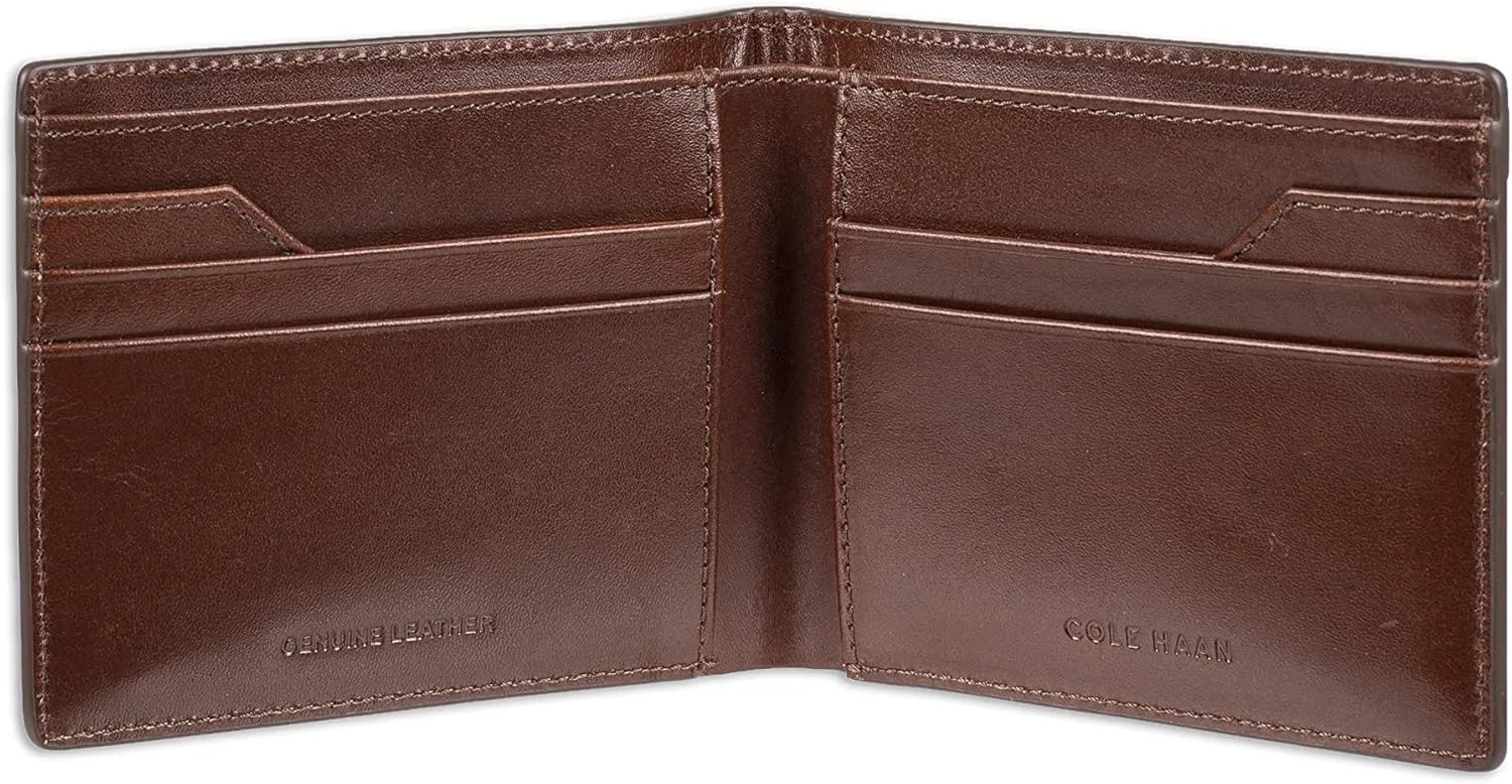 Cole Haan Men's Leather Everyday Bifold RFID Wallet