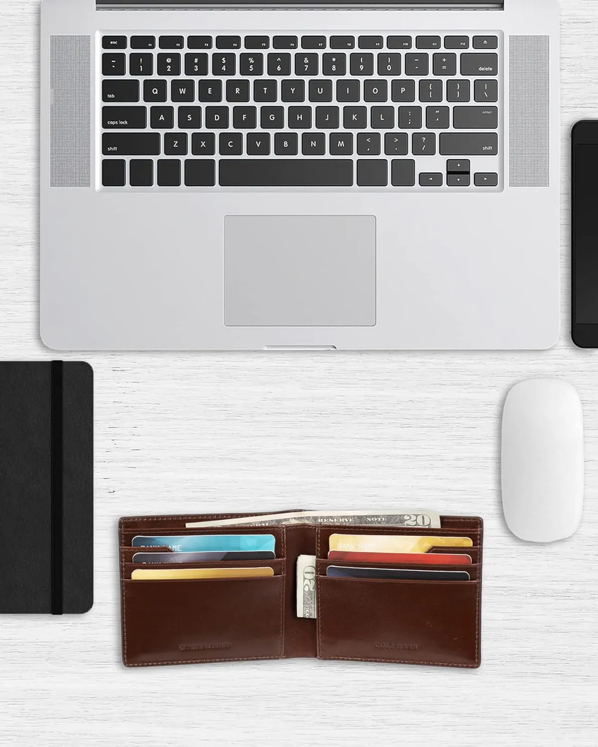 Cole Haan Men's Leather Everyday Bifold RFID Wallet