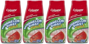 Colgate Anticavity Kids Toothpaste with Fluoride for Ages 2 , Watermelon Burst Flavor - 4.6 Ounce (4 Pack)