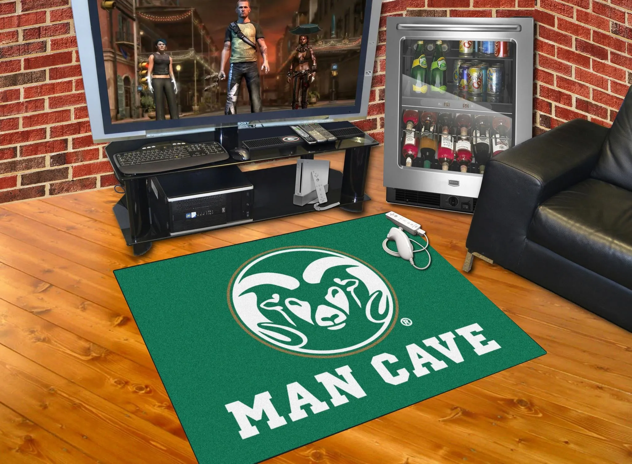 Colorado State Man Cave All-Star Mat 33.75x42.5