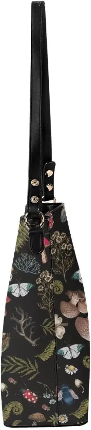 Coloranimal Women Cuties French Bulldog Leather Handbag Reusable Tote Bag