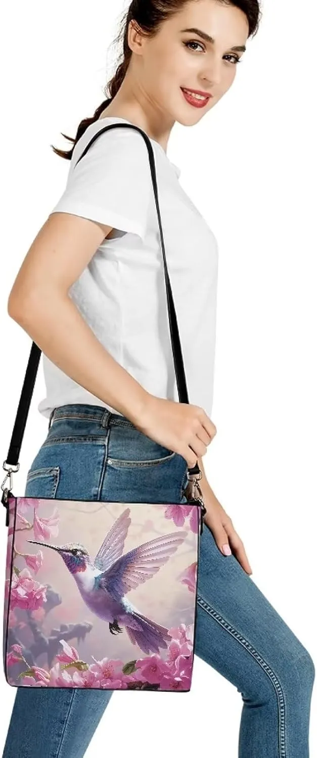 Coloranimal Women Cuties French Bulldog Leather Handbag Reusable Tote Bag
