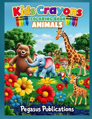 Colorful Creatures: A Fun Animal Coloring Adventure: Designed for Kids Aged 3 to 6 to Spark Creativity Paperback – May 22, 2025