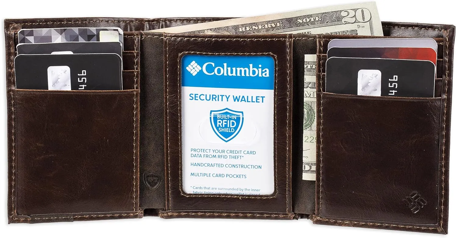 Columbia Men's RFID Trifold Wallet